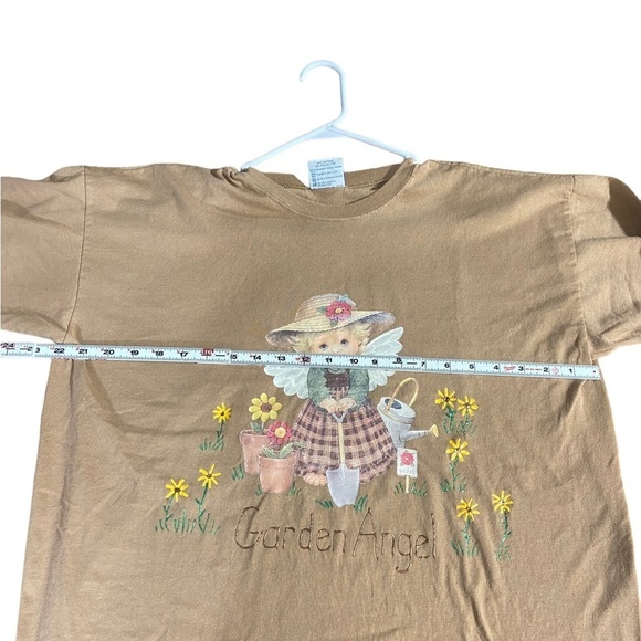 Vintage Fashion Gear Guardian Angel Tan T-Shirt - Picture 6 of 10